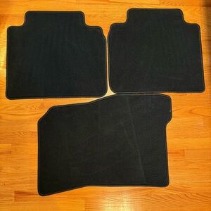 OEM Honda Accord floor mats, passenger and rear